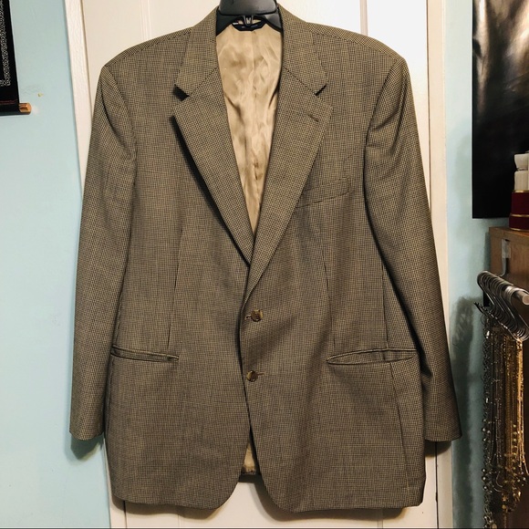 Brooks Brothers Other - Men’s Brooks Brothers Checkered Beige Blazer
